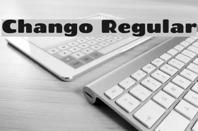 Chango Regular Font examples