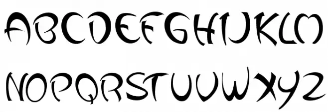 Changstein Шрифта ВЕРХНИЙ