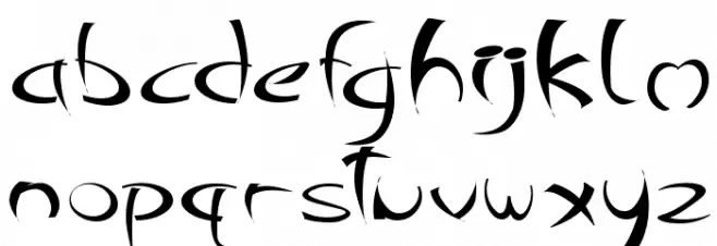 Changstein फ़ॉन्ट लोअरकेस