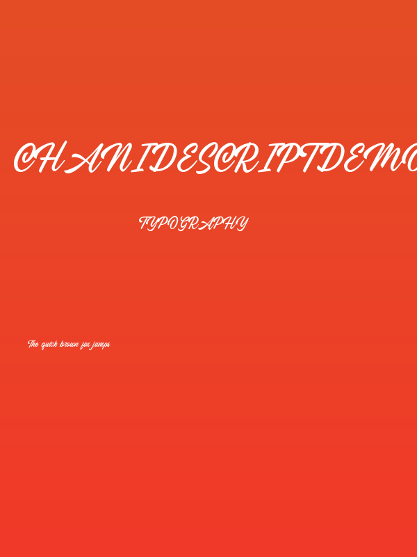 ChanideScriptDEMO Poster