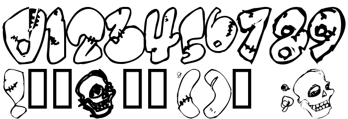 Chankenstein Font OTHER CHARS