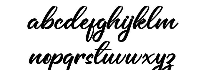 Chanki Personal Use Only Font LOWERCASE