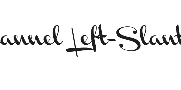 Channel Left-Slanted Logo
