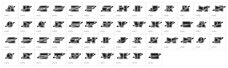 Channel Regular Character Map