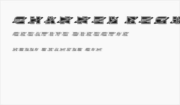 Channel Regular Business Card