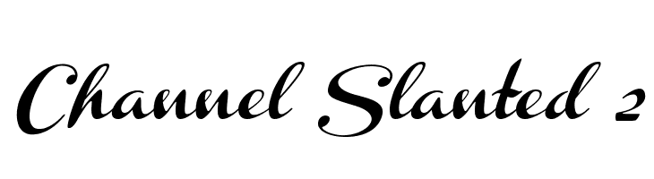 Download Channel Slanted 2 Font Download For Free Ffonts Net SVG Cut Files