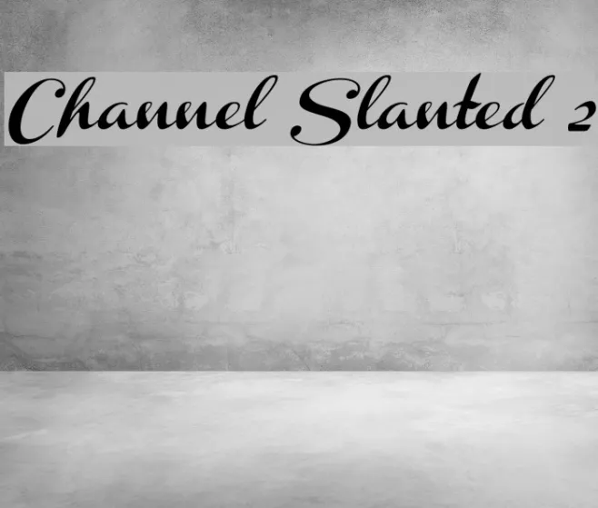Channel Slanted 2 Example 3