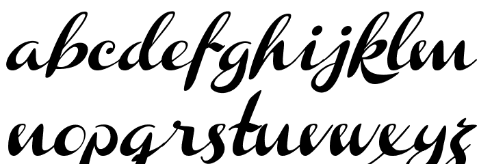 Channel Slanted 2 Font LOWERCASE