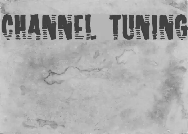 Channel Tuning फ़ॉन्ट examples