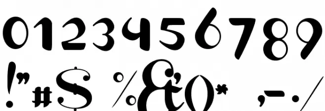 Channel Font OTHER CHARS