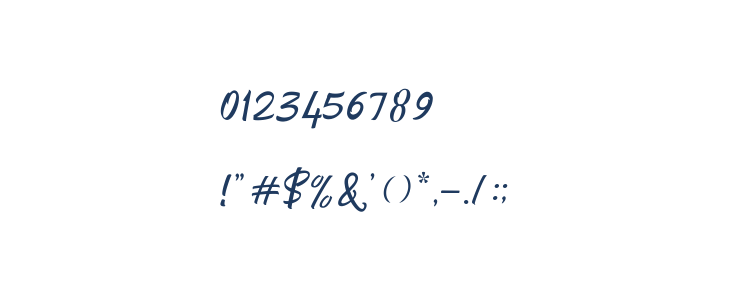 ChannelleyScript-Regular Other Characters