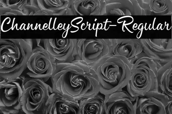 ChannelleyScript-Regular Font examples