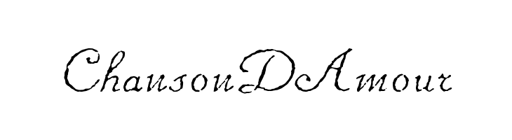 ChansonDAmour Font