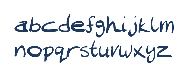 Chantell Hand Lowercase