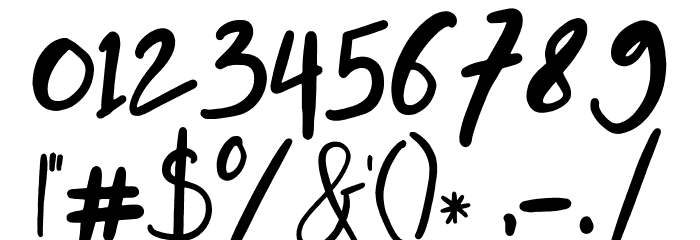 Chantelle-Regular Font OTHER CHARS