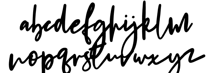 Chantelle-Regular Font LOWERCASE