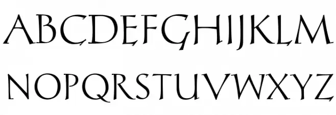Chantelli Antiqua 字体 大写