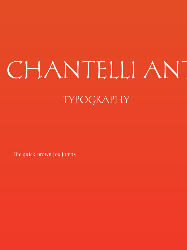 Chantelli Antiqua Poster
