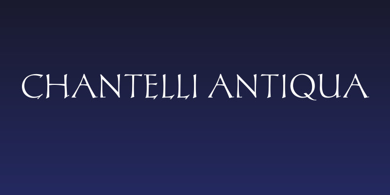 Chantelli Antiqua Social Header