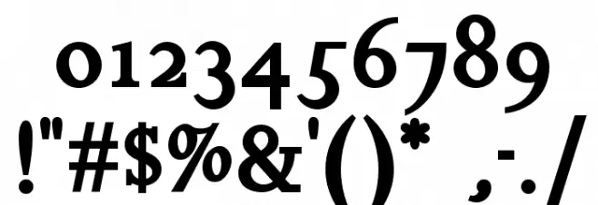 Chanticleer Roman NF Bold Font OTHER CHARS