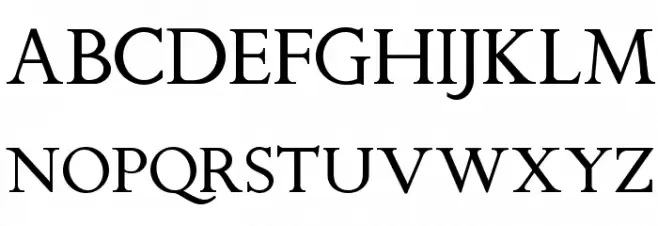 Chanticleer Roman NF Fuentes MAYÚSCULAS