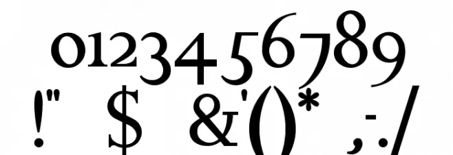 ChanticleerRoman Font OTHER CHARS