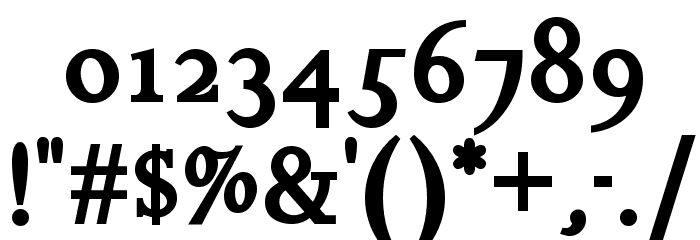 ChanticleerRomanNF-Bold Font OTHER CHARS