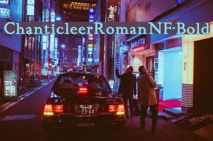 ChanticleerRomanNF-Bold Font examples