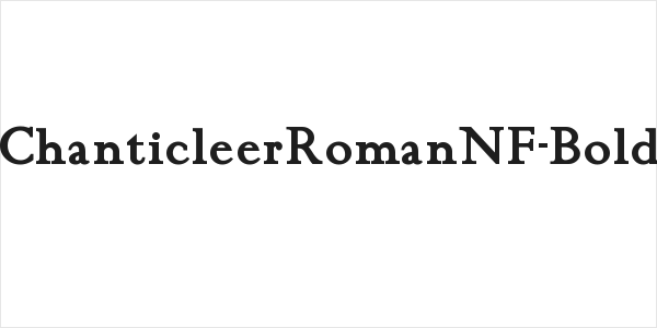 ChanticleerRomanNF-Bold Logo