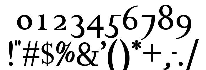 ChanticleerRomanNF Font OTHER CHARS