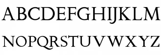 ChanticleerRomanNF Schriftart Groß