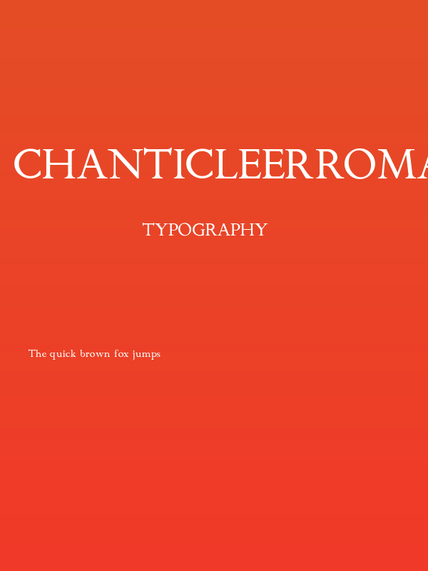 ChanticleerRoman Poster