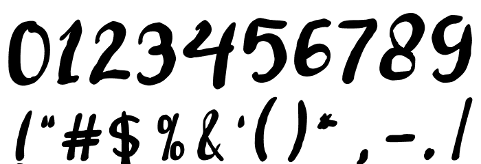 Chantile Font OTHER CHARS