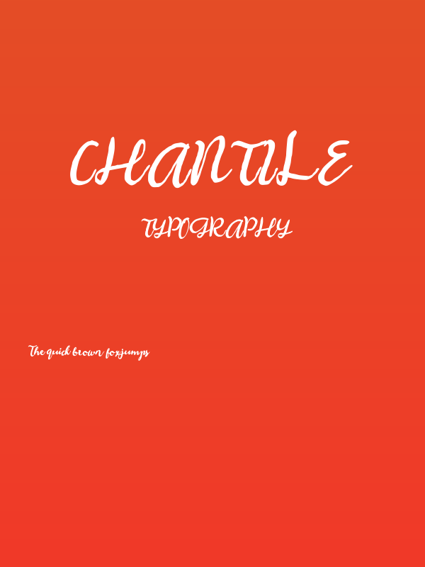Chantile Poster