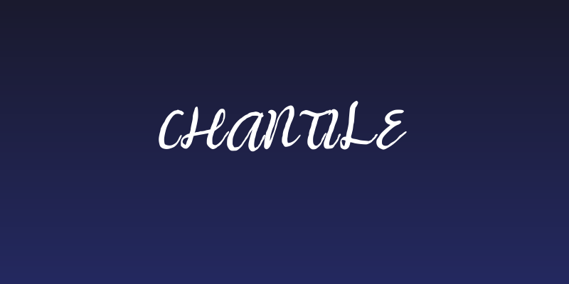 Chantile Social Header