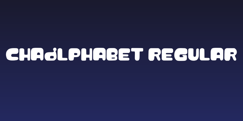 Chaolphabet Regular Social Header