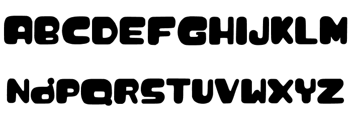 Chaolphabet Regular Font Litere mici