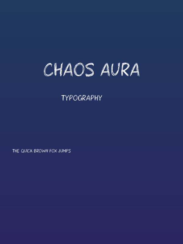 Chaos Aura Poster
