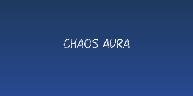 Chaos Aura Social Header