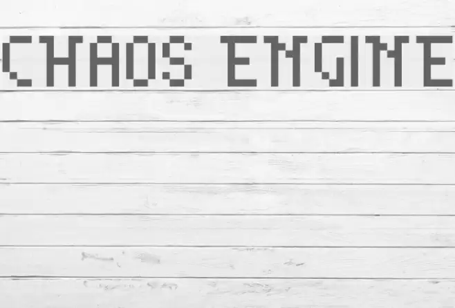 Chaos Engine Font examples