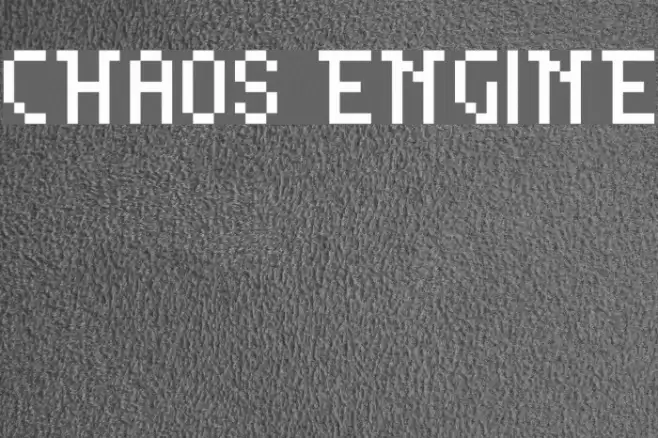 Chaos Engine Font examples