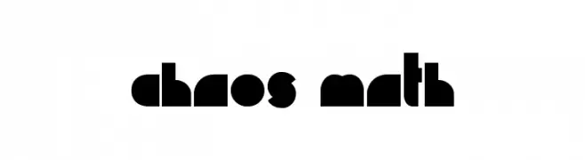Chaos Math  Frei Schriftart Herunterladen