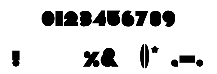Chaos Math Font OTHER CHARS