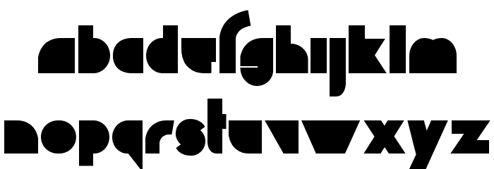 Chaos Math Font LOWERCASE