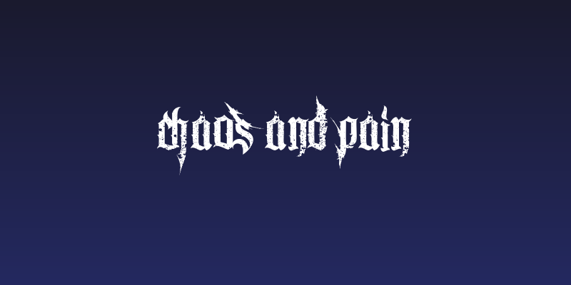 Chaos and Pain Social Header