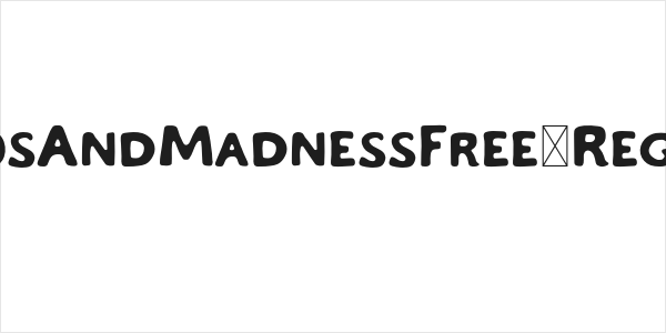 ChaosAndMadnessFree-Regular Logo