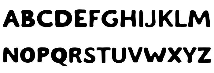 ChaosAndMadnessFree-Regular Font LOWERCASE
