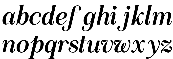 Chapaza Italic Font LOWERCASE