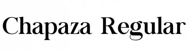 Chapaza Regular 