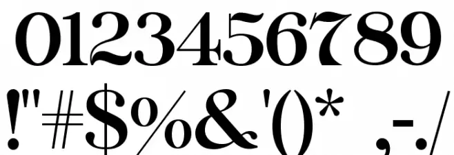 Chapaza Regular Font OTHER CHARS